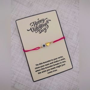 Wish card bracelet adjustable